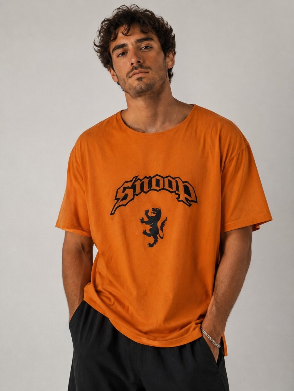 Vintage Snoop Dogg Clothing Company Orange Graphic Men's Tee. 2 XL.